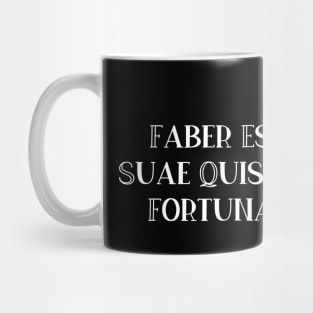 Faber Est Suae Quisque Fortunae Mug